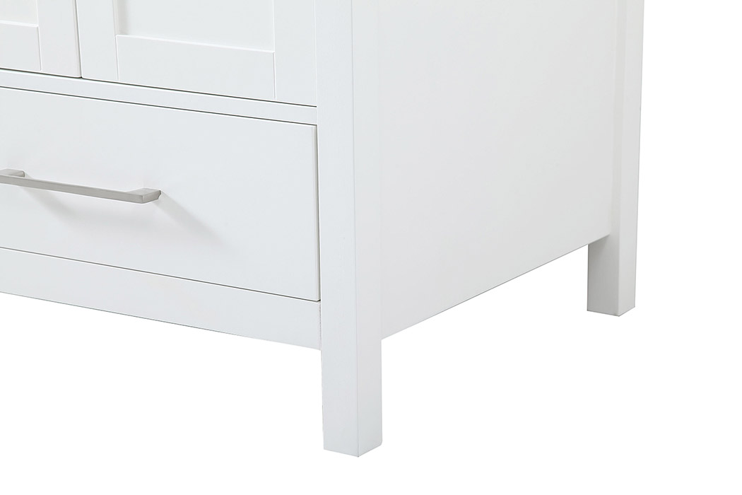 Elegant Bathroom Vanity - White, L 60" (VF18960DWH)