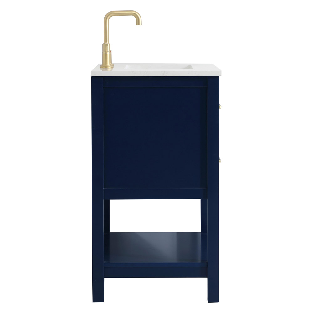 Elegant Bathroom Vanity - Blue (VF19030BL)