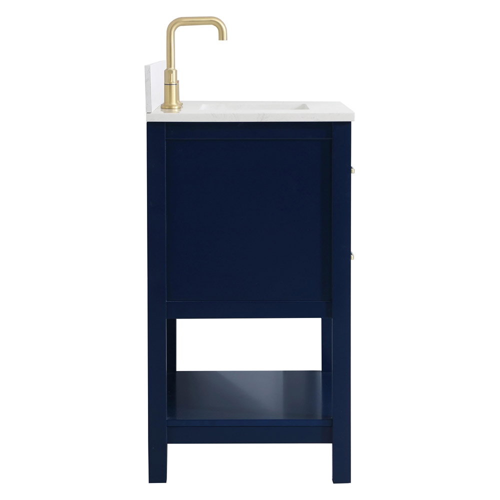 Elegant Bathroom Vanity - Blue (VF19030BL-BS)