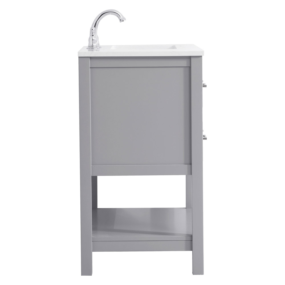 Elegant Bathroom Vanity - Gray (VF19030GR)