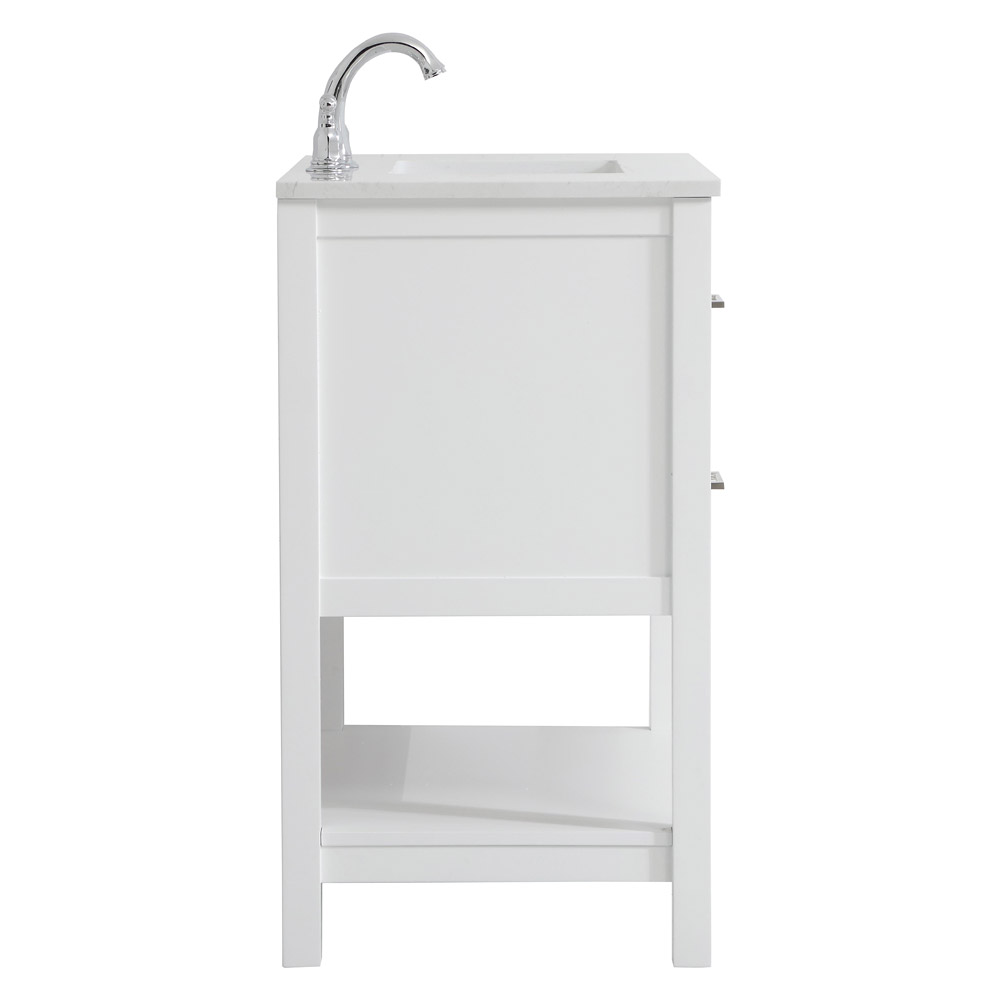 Elegant Bathroom Vanity - White (VF19030WH)