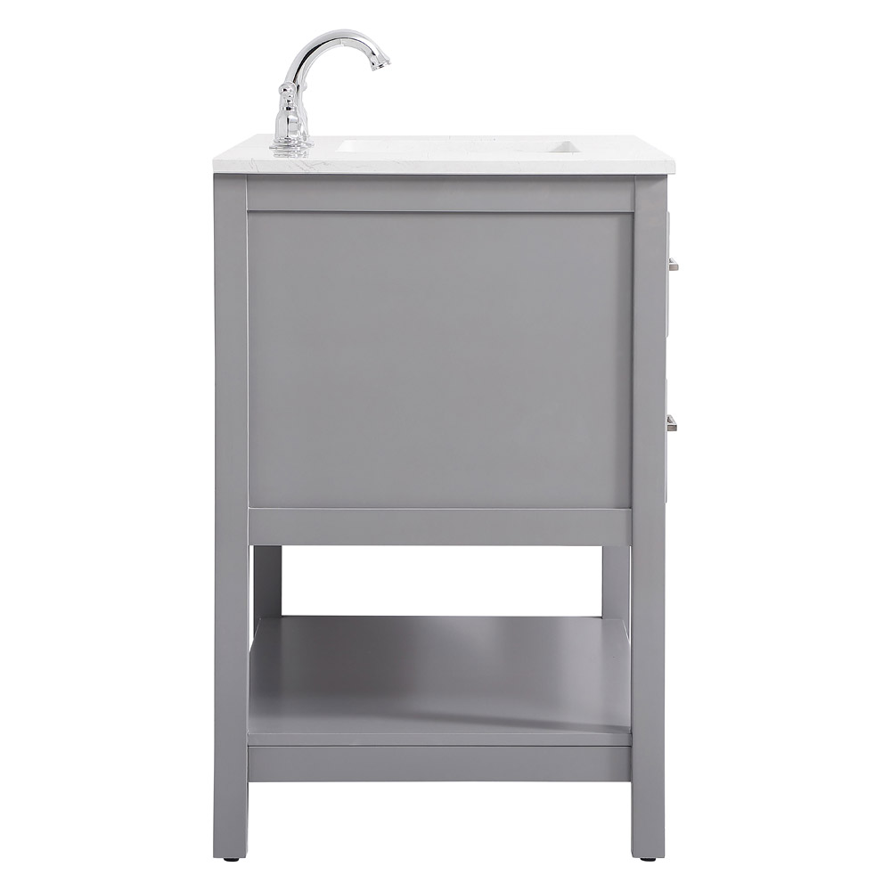 Elegant Bathroom Vanity - Gray (VF19036GR)