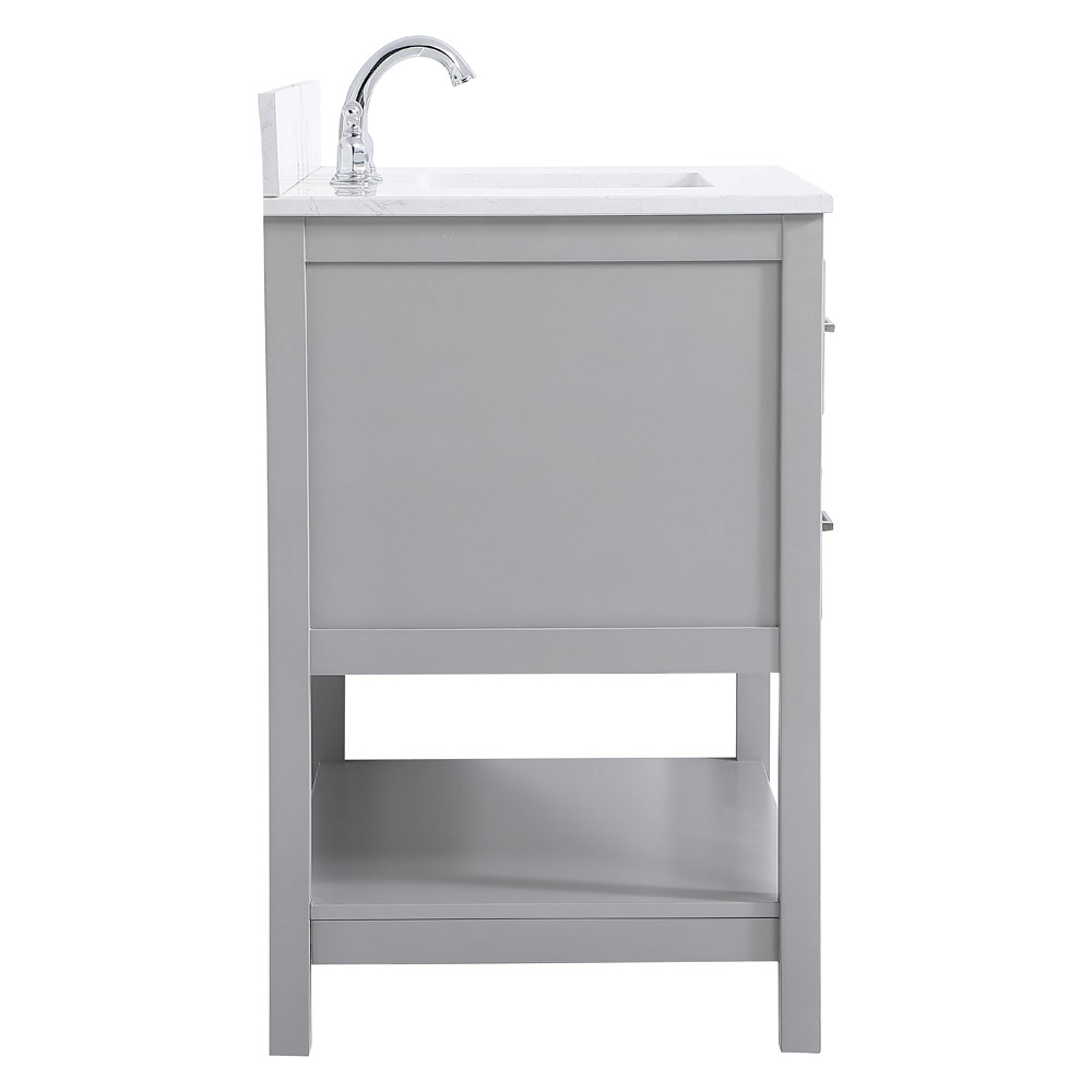 Elegant Bathroom Vanity - Gray (VF19036GR-BS)