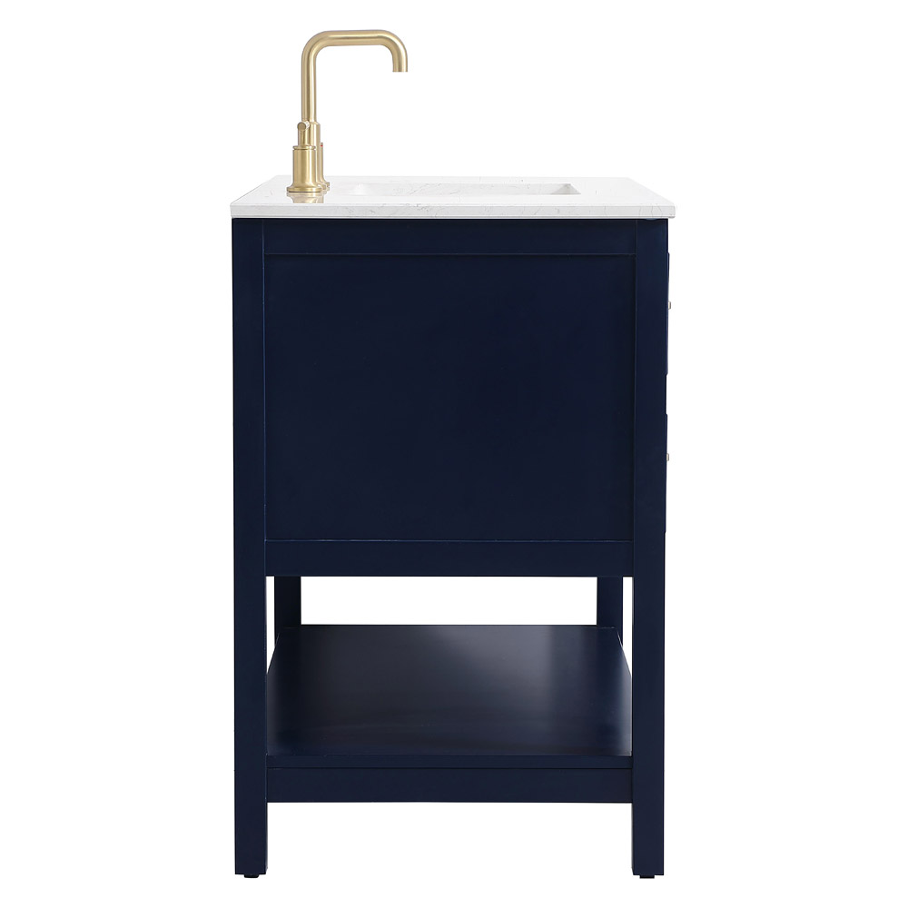 Elegant Bathroom Vanity - Blue (VF19042BL)