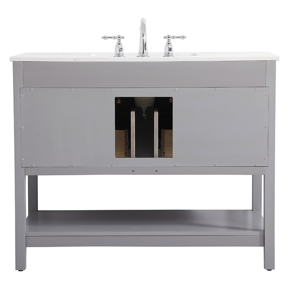 Elegant Bathroom Vanity - Gray (VF19042GR)