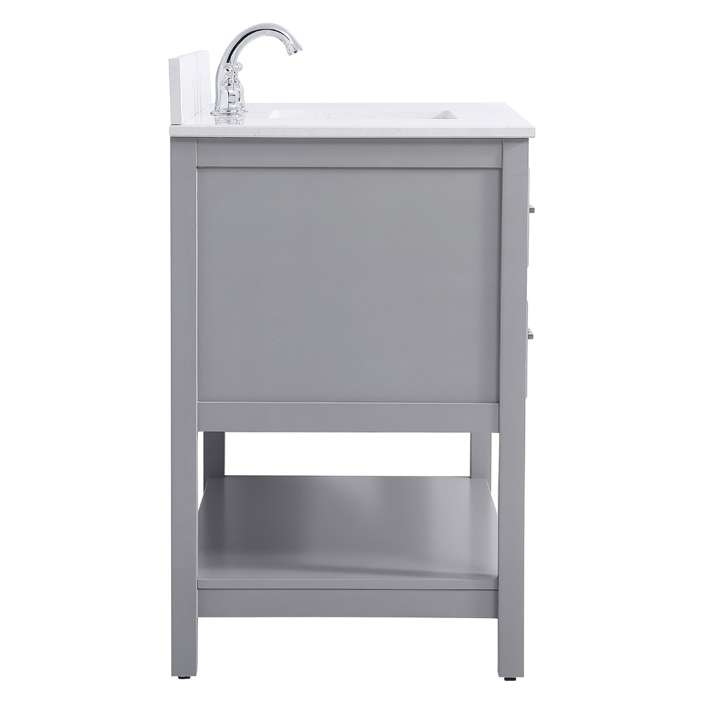 Elegant Bathroom Vanity - Gray (VF19042GR-BS)