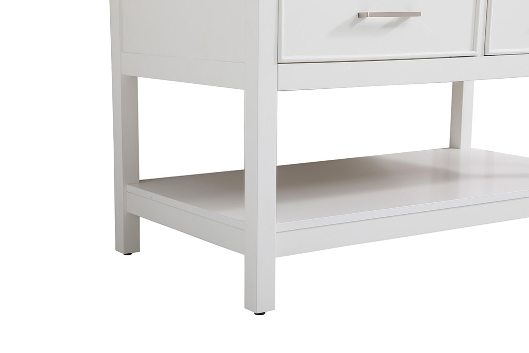 Elegant Bathroom Vanity - White (VF19042WH)