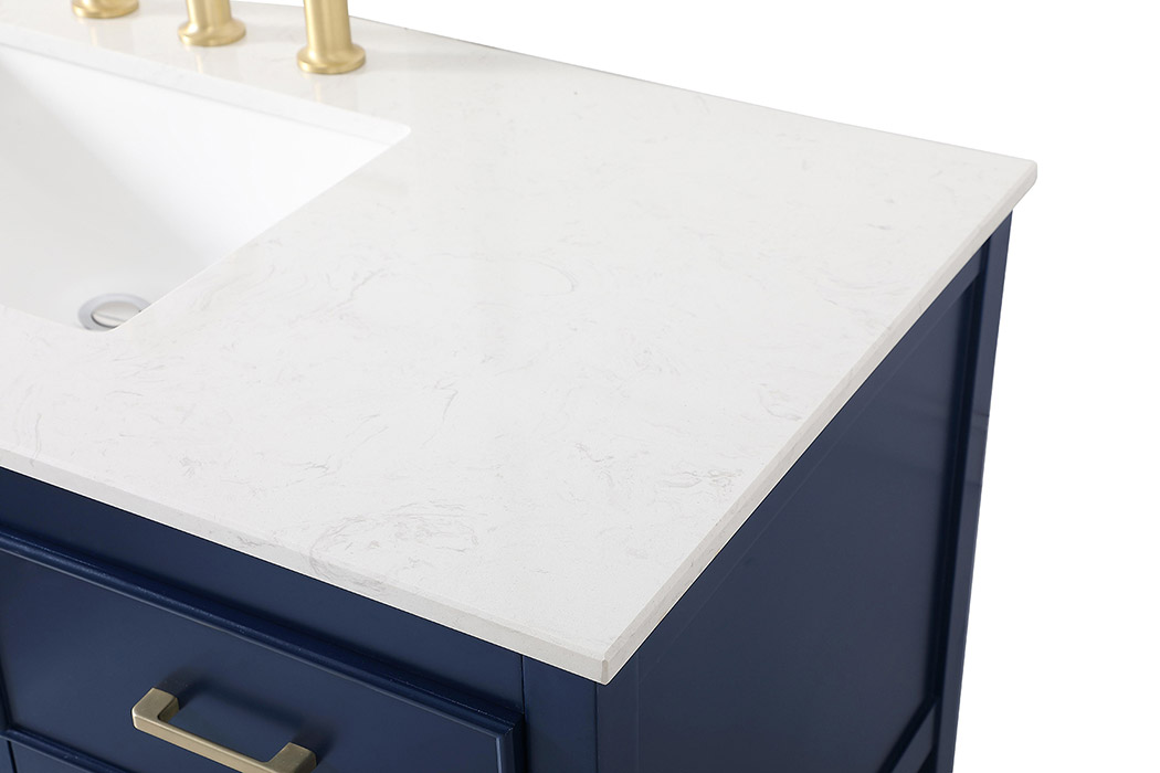 Elegant Bathroom Vanity - Blue (VF19048BL)