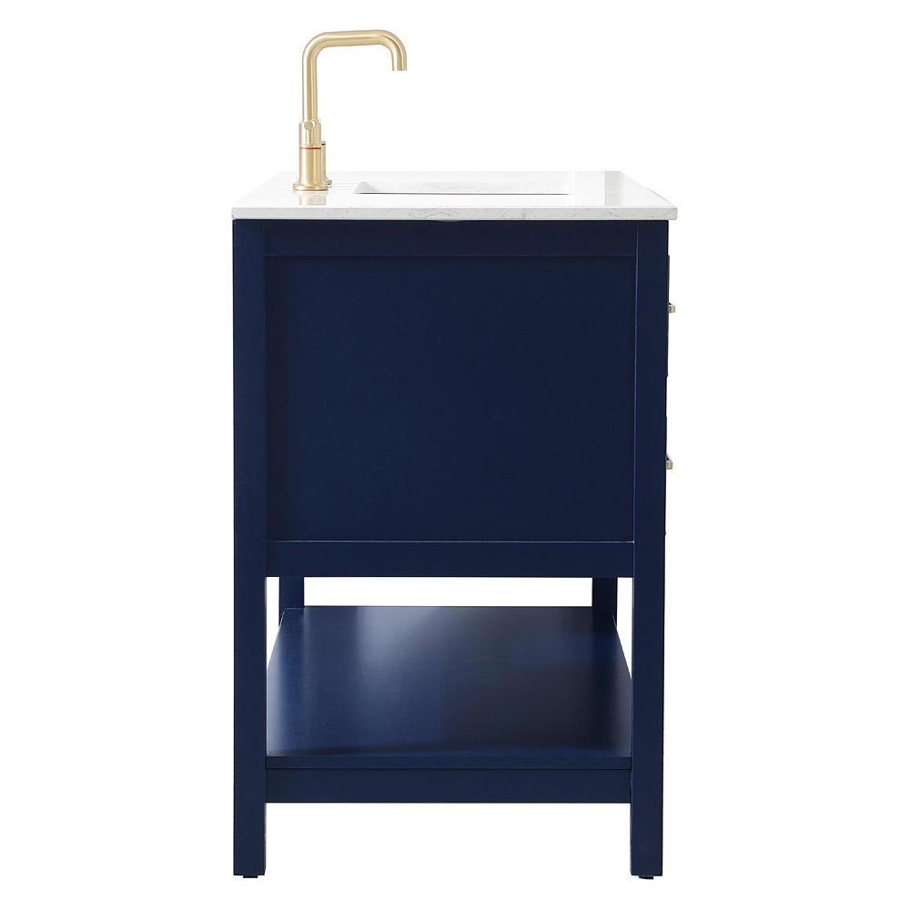 Elegant Bathroom Vanity - Blue (VF19048BL)