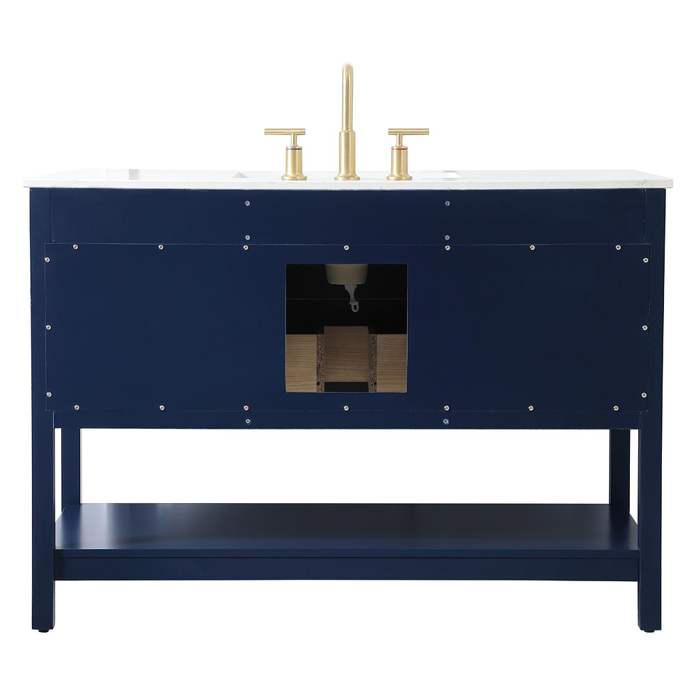 Elegant Bathroom Vanity - Blue (VF19048BL)