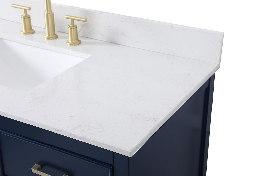 Elegant Bathroom Vanity - Blue (VF19048BL-BS)