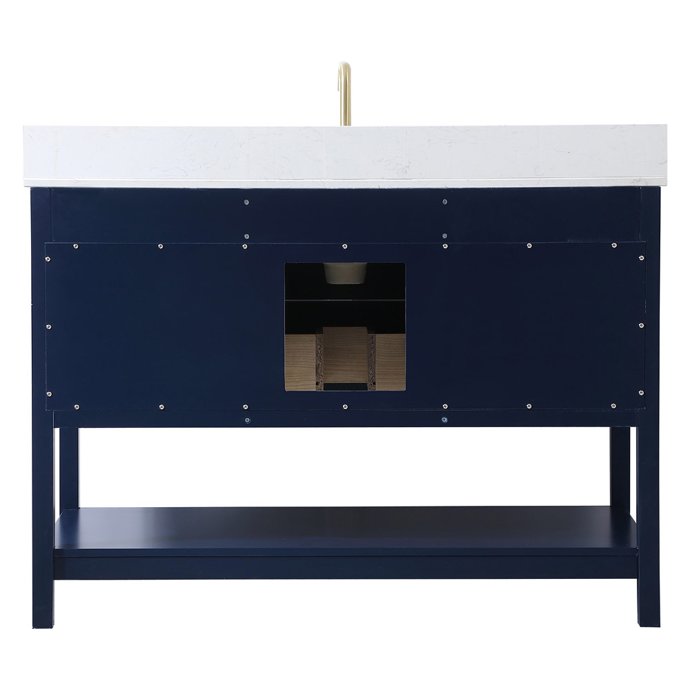 Elegant Bathroom Vanity - Blue (VF19048BL-BS)