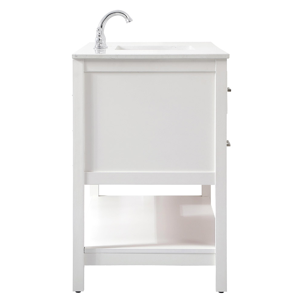 Elegant Bathroom Vanity - White (VF19048WH)