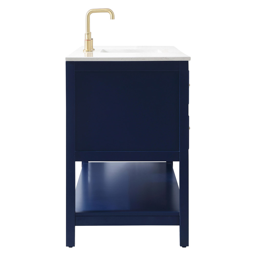 Elegant Bathroom Vanity - Blue (VF19060BL)