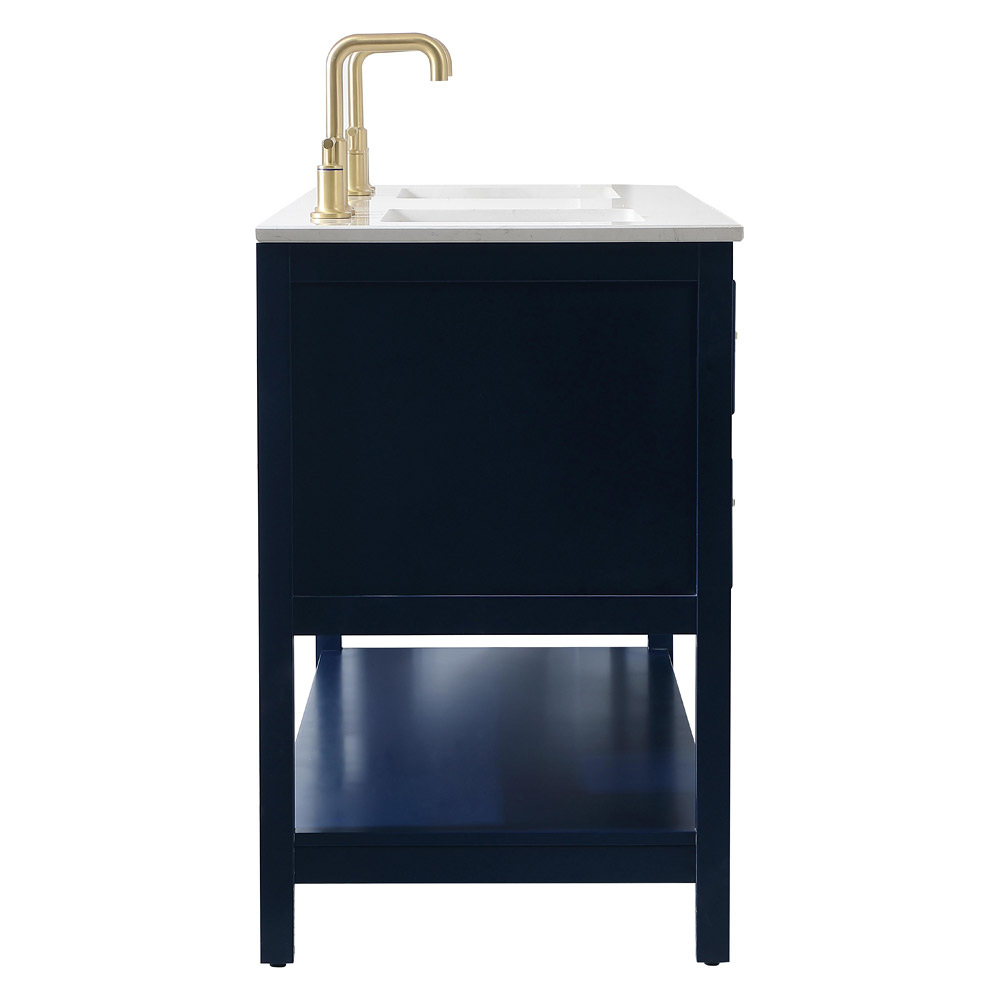 Elegant Bathroom Vanity - Blue (VF19060DBL)