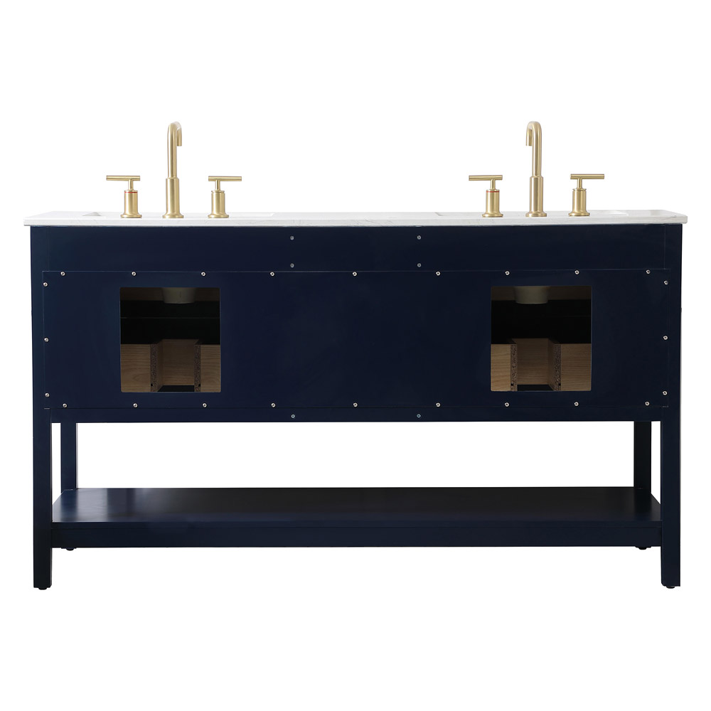 Elegant Bathroom Vanity - Blue (VF19060DBL)