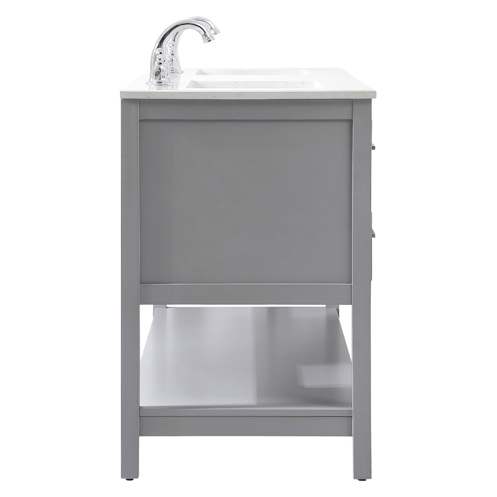 Elegant Bathroom Vanity - Gray (VF19060DGR)