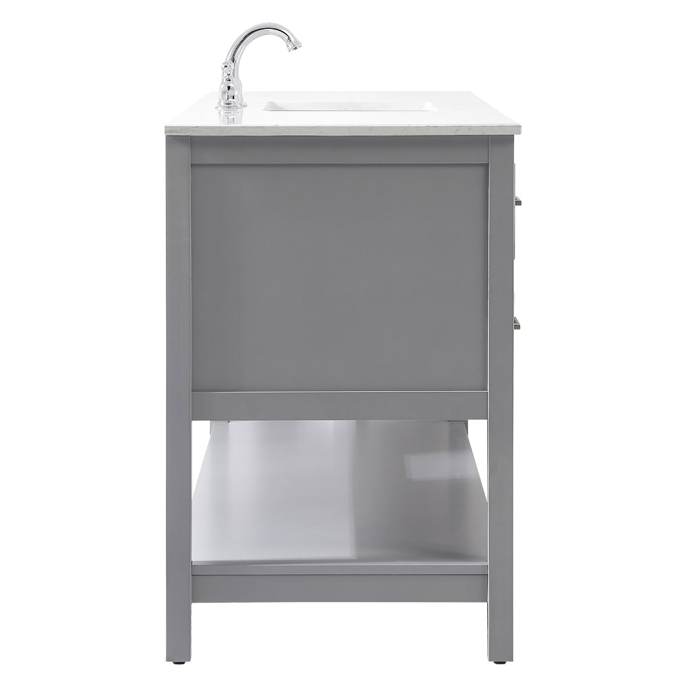 Elegant Bathroom Vanity - Gray (VF19060GR)