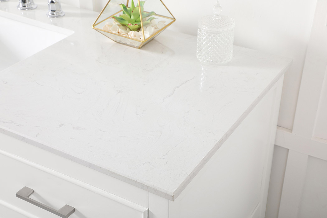 Elegant Bathroom Vanity - White (VF19060WH)