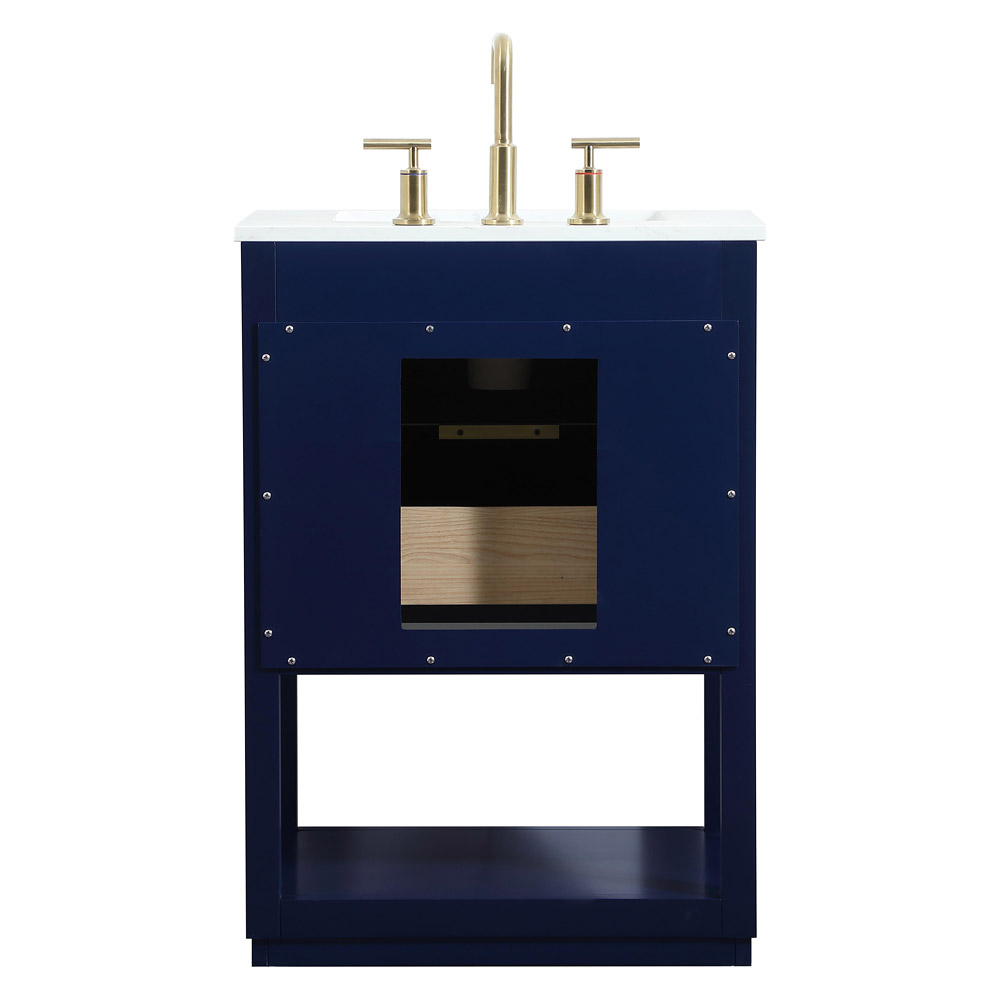 Elegant Bathroom Vanity - Blue (VF19224BL)