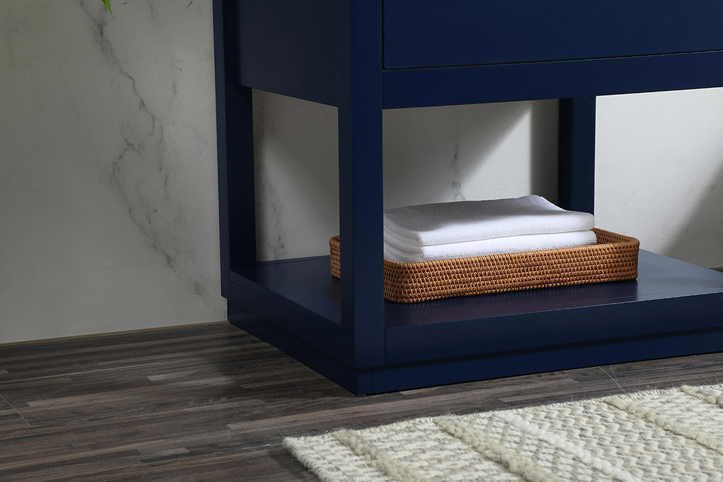 Elegant Bathroom Vanity - Blue (VF19224BL)