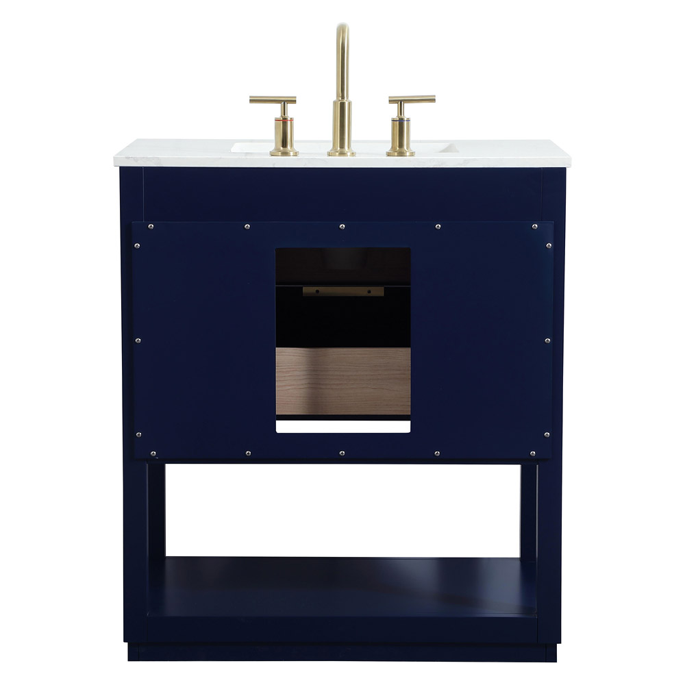 Elegant Bathroom Vanity - Blue (VF19230BL)