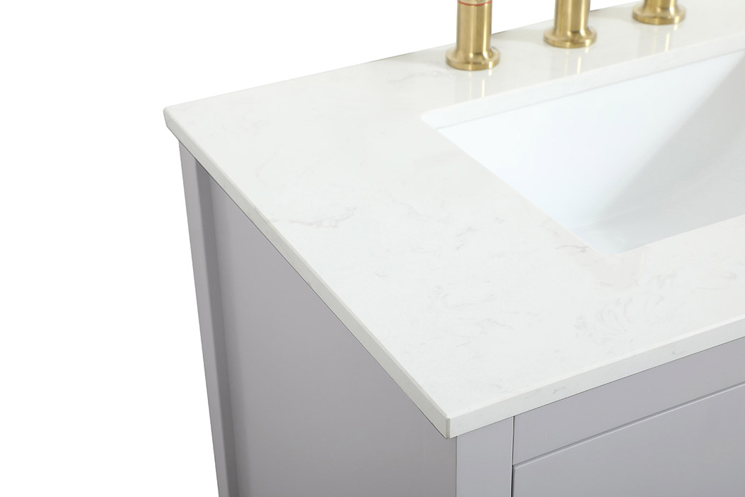 Elegant Bathroom Vanity - Gray (VF19230GR)