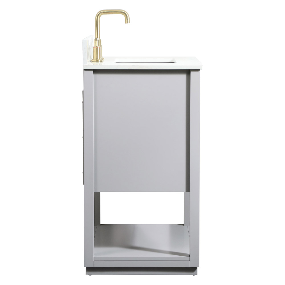 Elegant Bathroom Vanity - Gray (VF19230GR-BS)