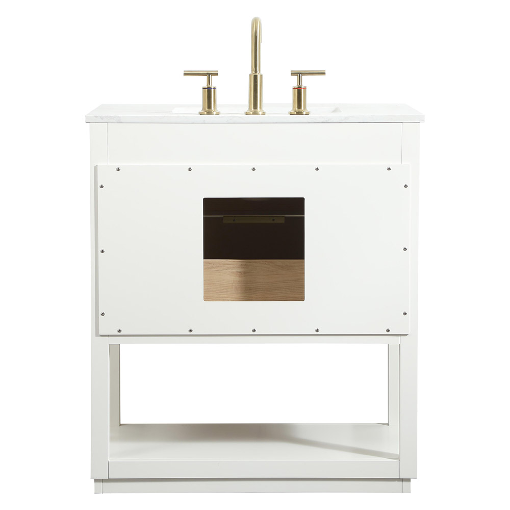 Elegant Bathroom Vanity - White (VF19230WH)