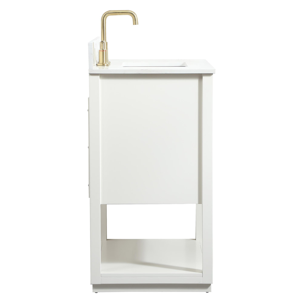 Elegant Bathroom Vanity - White (VF19230WH-BS)