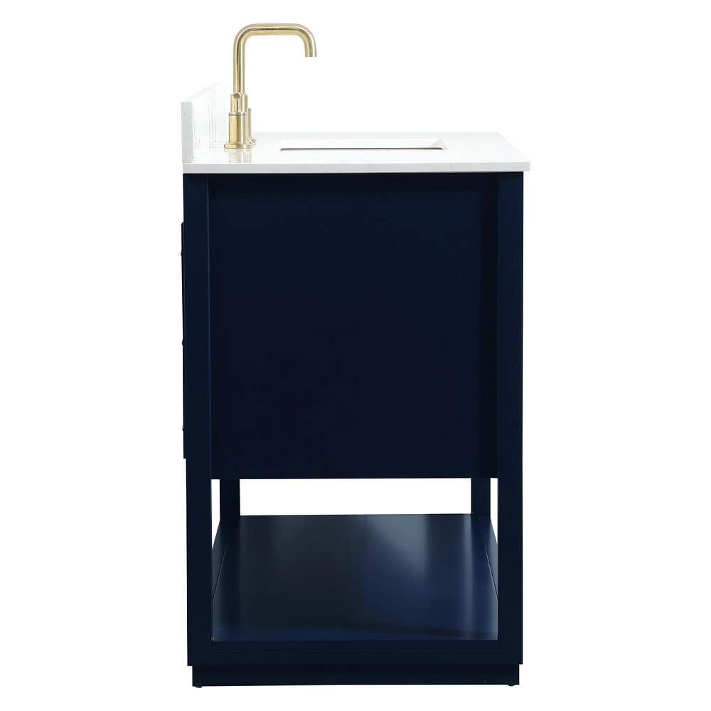 Elegant Bathroom Vanity - Blue (VF19248BL-BS)