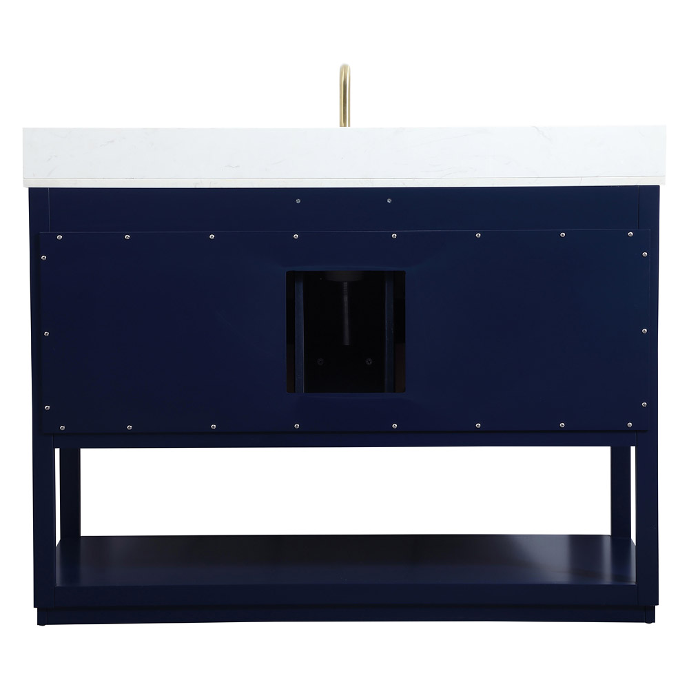 Elegant Bathroom Vanity - Blue (VF19248BL-BS)