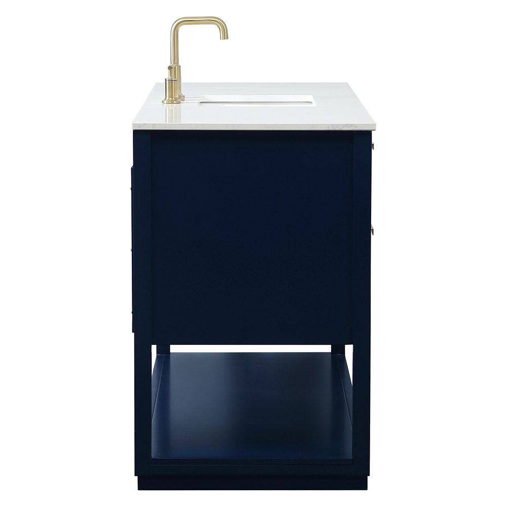 Elegant Bathroom Vanity - Blue (VF19260BL)