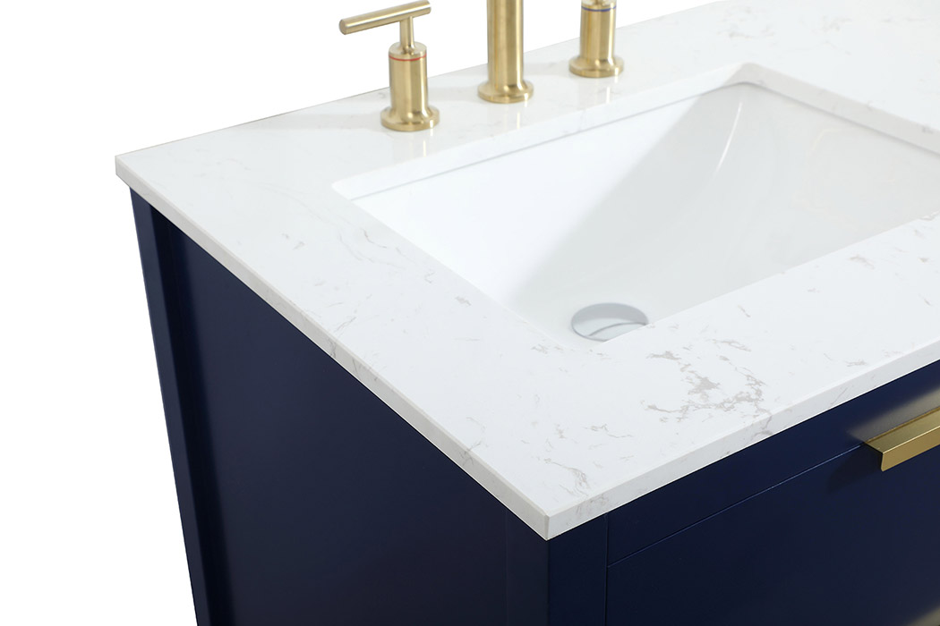 Elegant Bathroom Vanity - Blue (VF19260DBL)