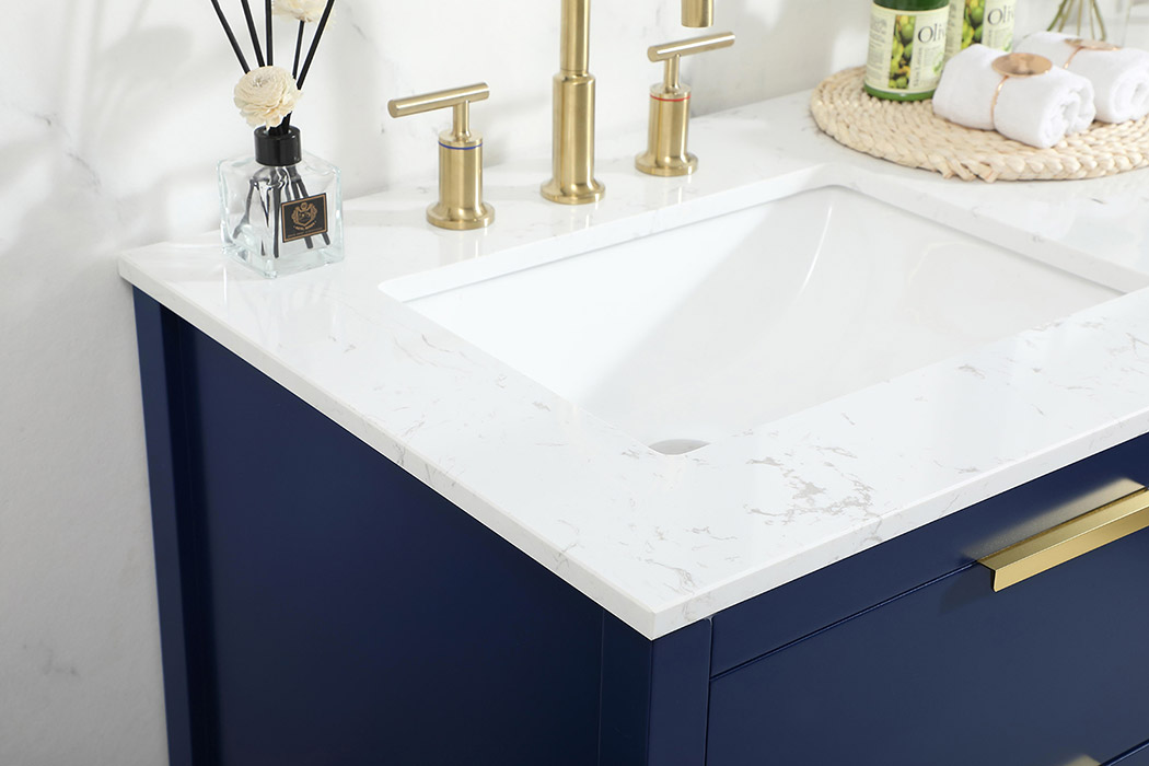 Elegant Bathroom Vanity - Blue (VF19260DBL)