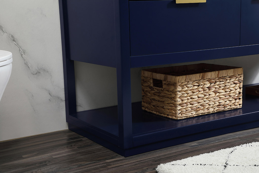 Elegant Bathroom Vanity - Blue (VF19260DBL)