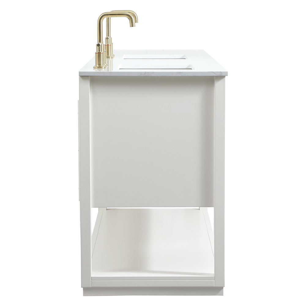 Elegant Bathroom Vanity - White (VF19260DWH)