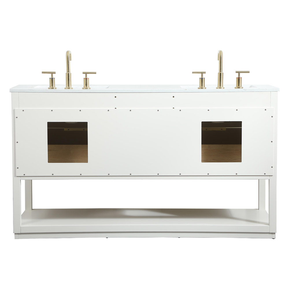 Elegant Bathroom Vanity - White (VF19260DWH)