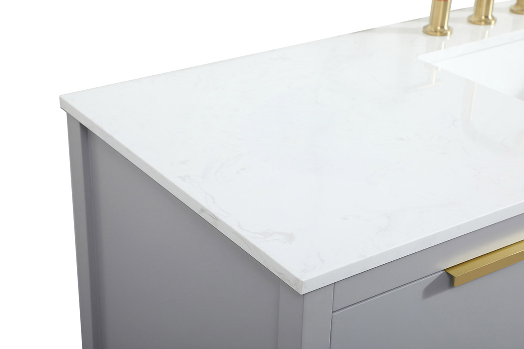 Elegant Bathroom Vanity - Gray (VF19260GR)