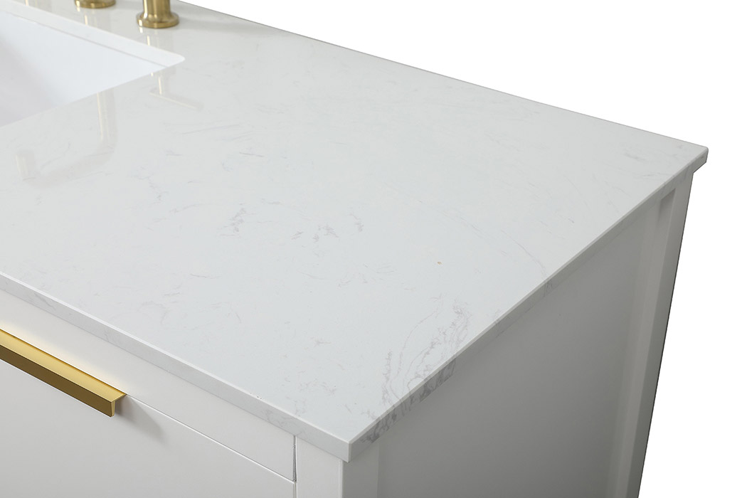 Elegant Bathroom Vanity - White (VF19260WH)