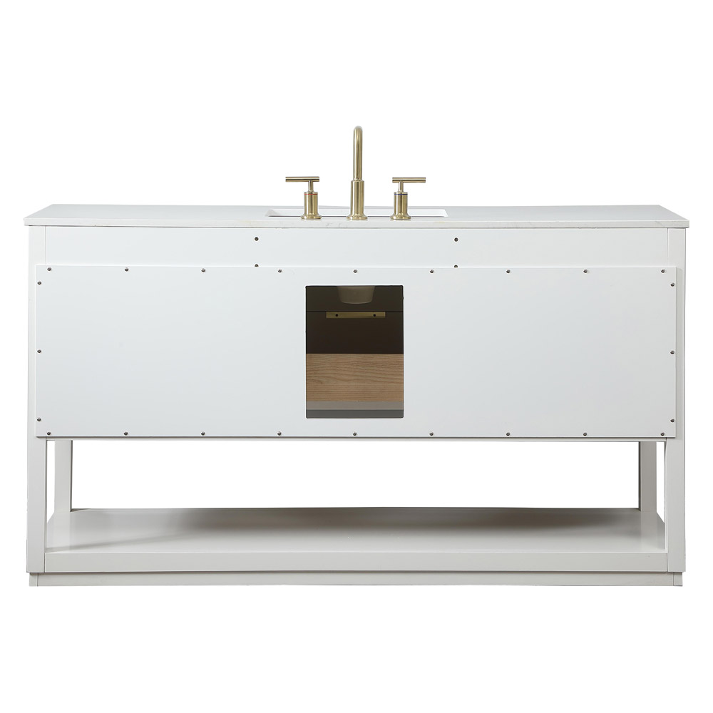 Elegant Bathroom Vanity - White (VF19260WH)