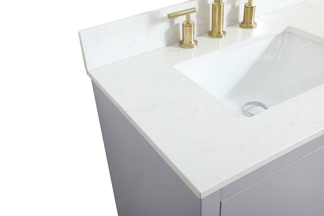 Elegant Bathroom Vanity - Gray (VF19430GR-BS)