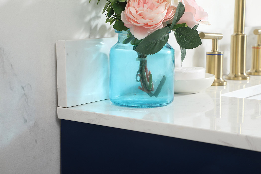 Elegant Bathroom Vanity - Blue (VF19436BL-BS)