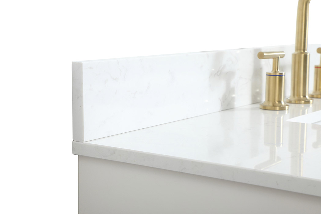 Elegant Bathroom Vanity - White (VF19442WH-BS)