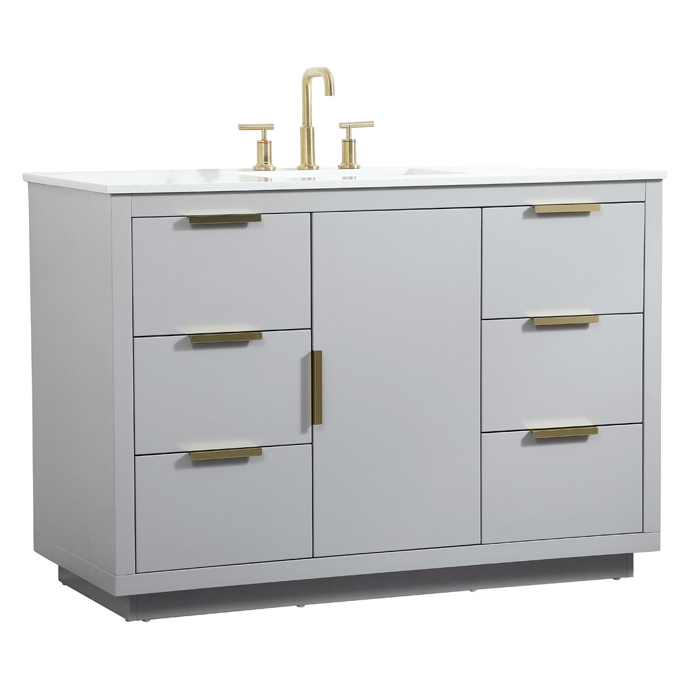 Elegant Bathroom Vanity - Gray (VF19448GR)