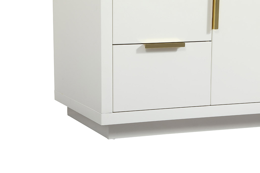 Elegant Bathroom Vanity - White (VF19448WH-BS)