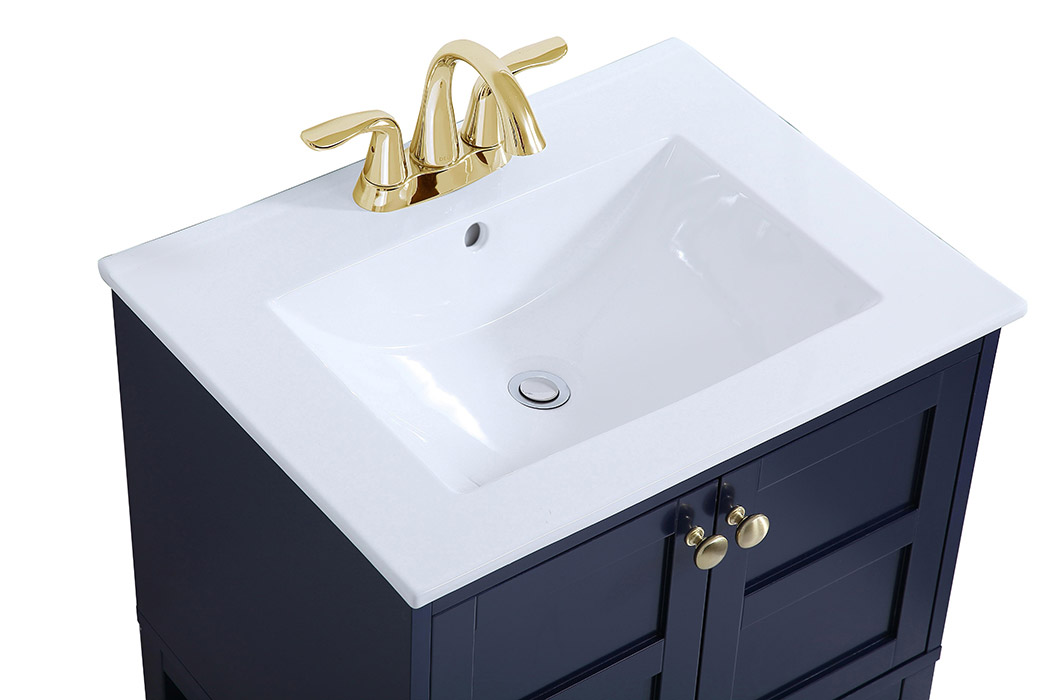 Elegant Bathroom Vanity - Blue (VF2100BL)