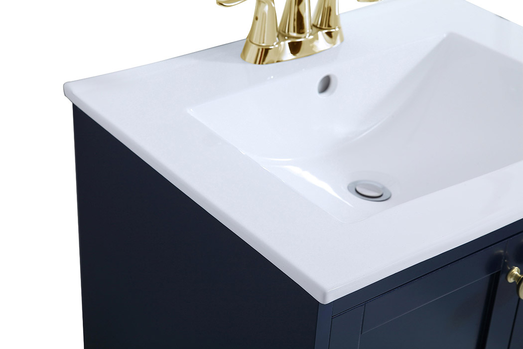 Elegant Bathroom Vanity - Blue (VF2100BL)