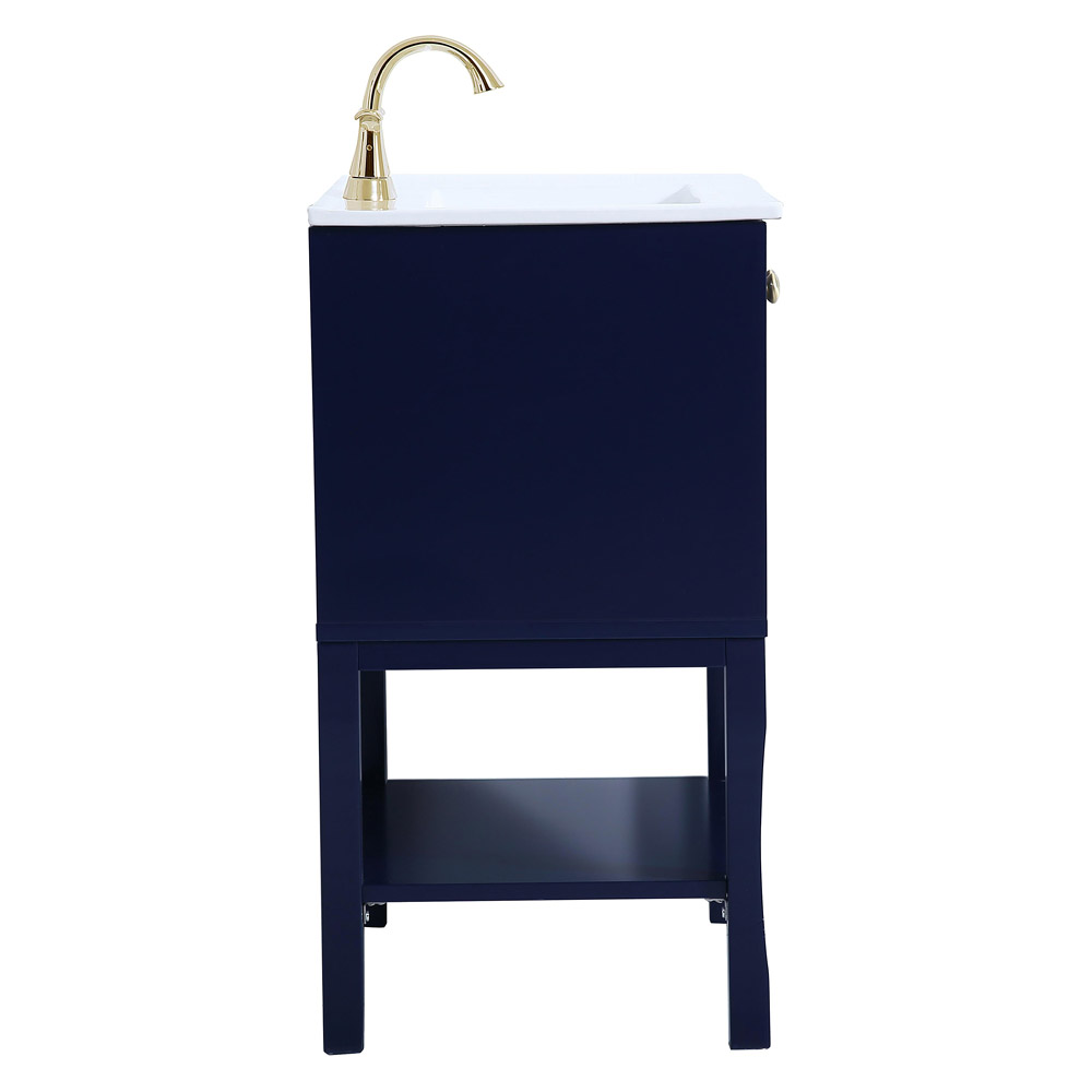 Elegant Bathroom Vanity - Blue (VF2100BL)