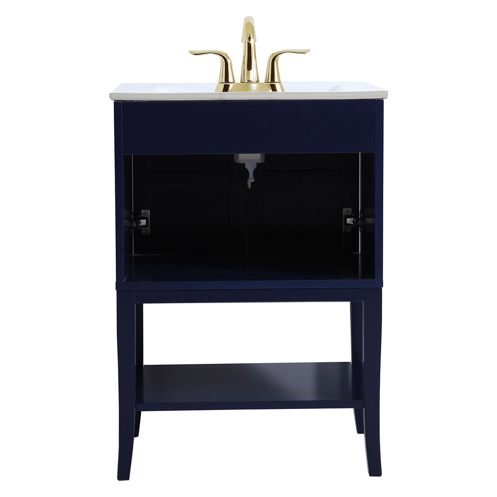 Elegant Bathroom Vanity - Blue (VF2100BL)